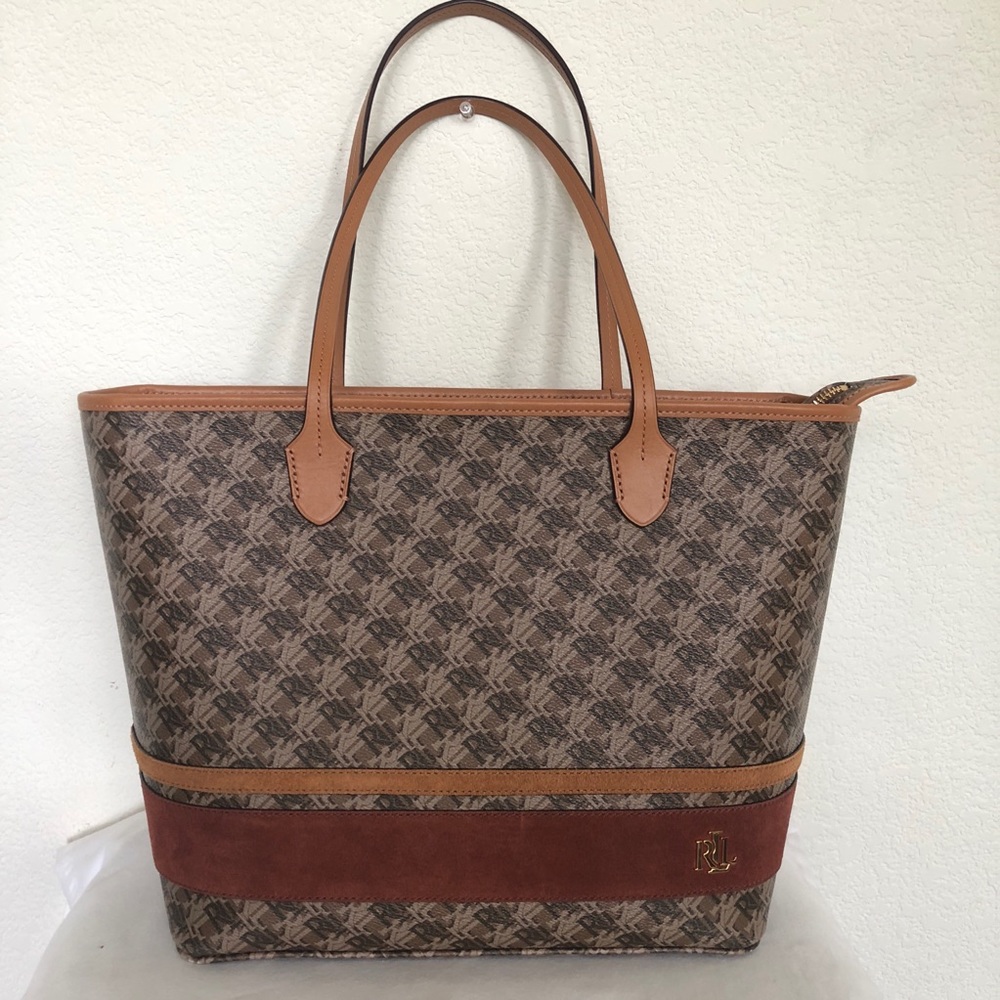 Lauren Ralph Lauren Dobson Ashley Tote - Picture 1 of 8